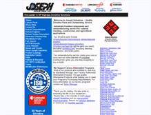 Tablet Screenshot of joseph.com
